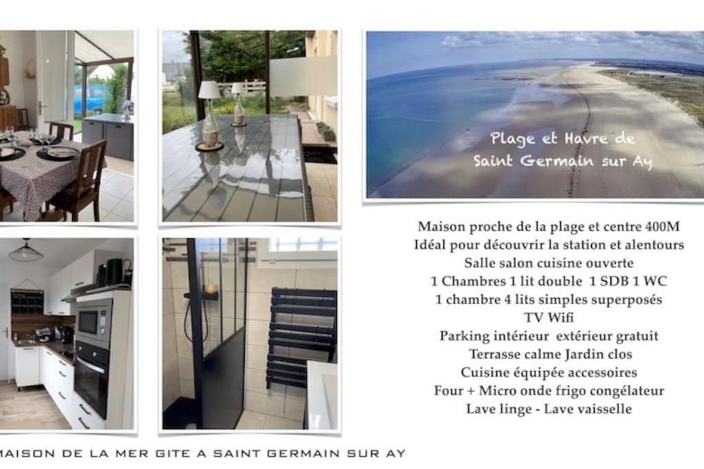 Maison De La Mer Saint-Germain-sur-Ay Екстериор снимка
